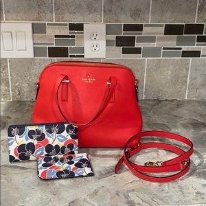 Kate Spade Satchel Purse and wallet set
